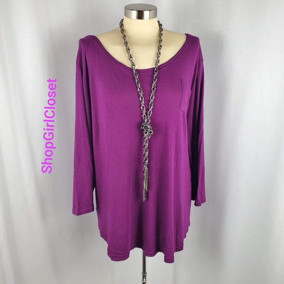 💥Just In💥Lane Bryant 3/4 Sleeve Tunic..Sz 22/24